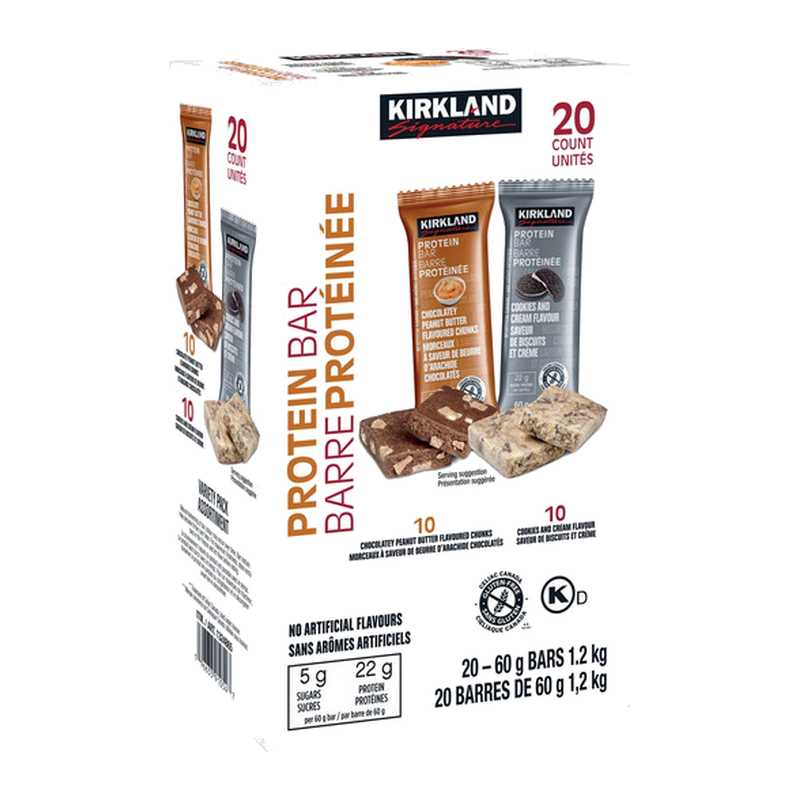 Kirkland Protein Bar 20 × 60 g