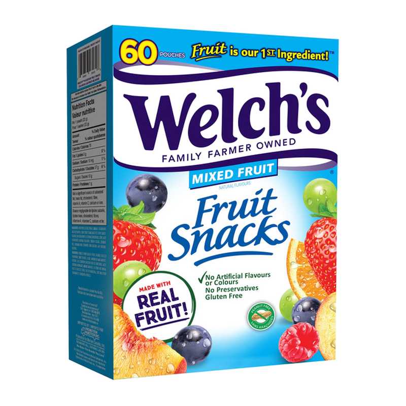 Welch's Fruit Snacks Mixed Fruit 60 × 22 g