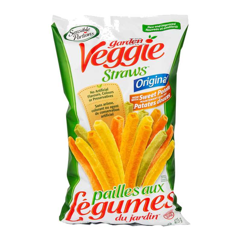 Sensible Portions Garden Veggie Straws 475 g