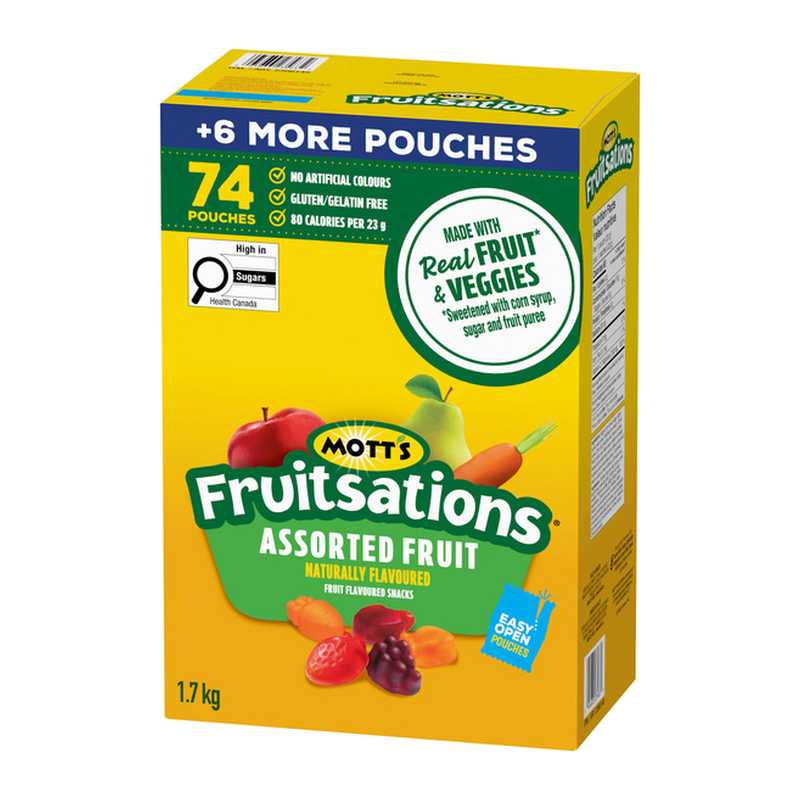 Fruitsation Assorted Fruits 74 × 23 g