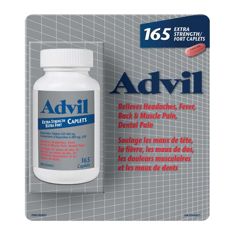 Advil Ibuprofen Capsules Extra Strength 400 MG 165 pk