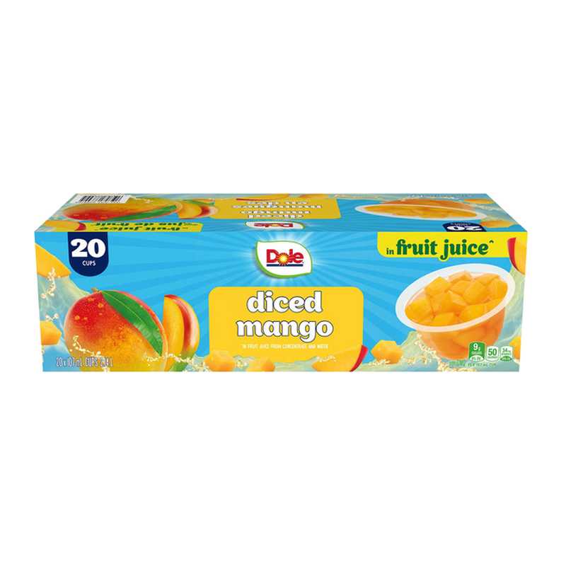 Dole Diced Mangos in Fruit Juice 20 × 107 mL