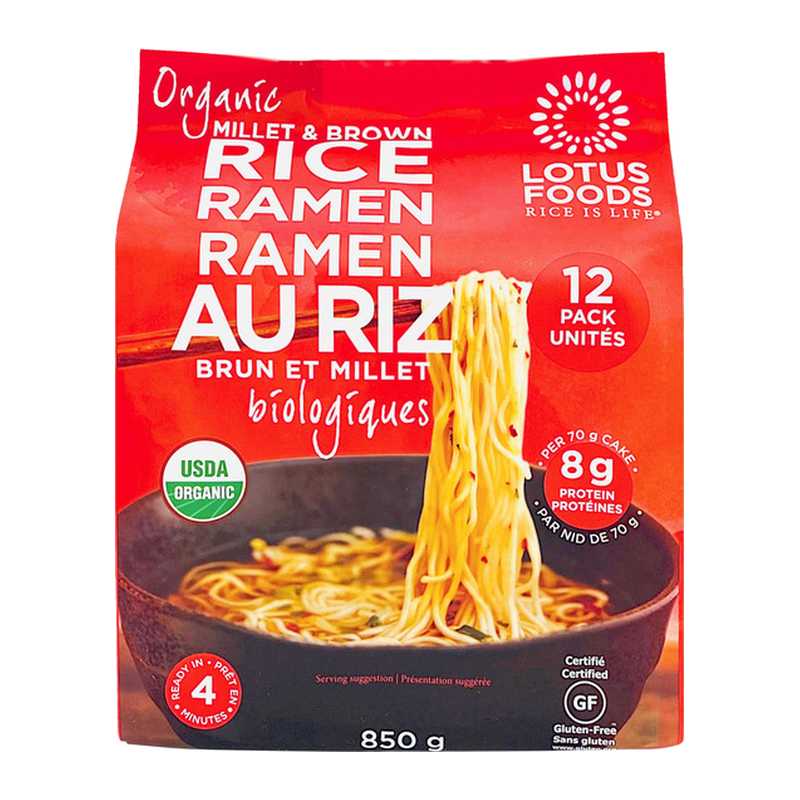 Lotus Millet & Brown Rice Ramen Organic 850 g