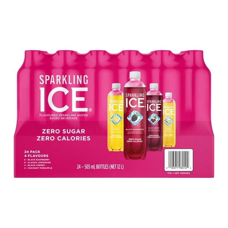 Sparkling Ice Flavoured Water Beverage Variety 24 × 503 mL