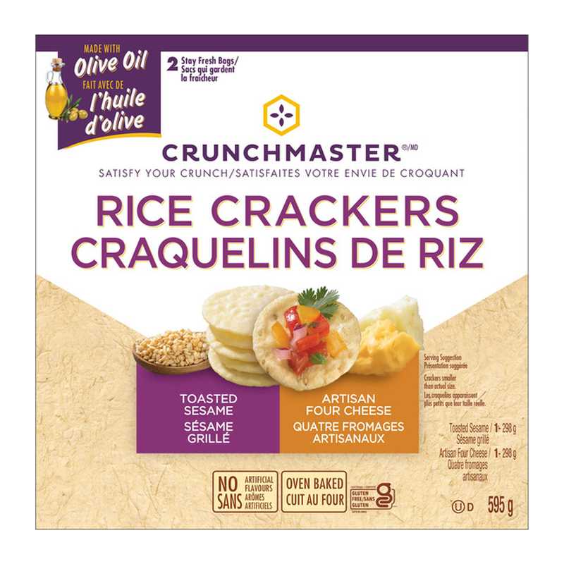 Crunchmaster Rice Crackers 595 g