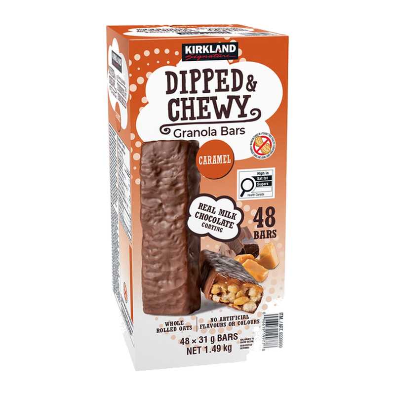 Kirkland Signature Dipped and Chewy Bars 48 × 31 g