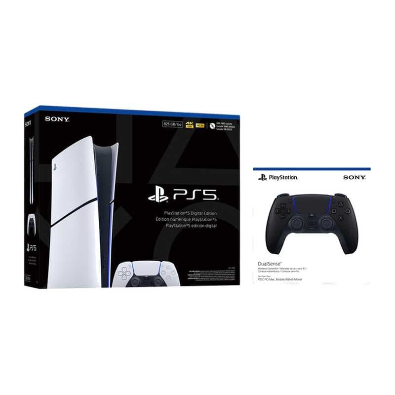 Playstation 5 Digital Console Bundle with Extra Controller